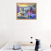 Lade das Bild in den Galerie-Viewer, Weihnachten - voller runder Diamant - 30x25cm