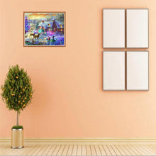 Lade das Bild in den Galerie-Viewer, Weihnachten - voller runder Diamant - 30x25cm