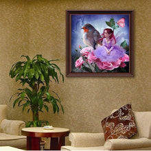 Lade das Bild in den Galerie-Viewer, Mädchen - voller runder Diamant - 35x35cm