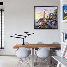 Lade das Bild in den Galerie-Viewer, Licht - voller runder Diamant - 35x35cm