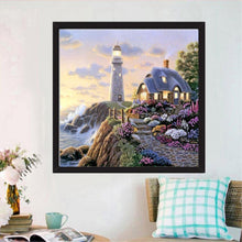 Lade das Bild in den Galerie-Viewer, Licht - voller runder Diamant - 35x35cm