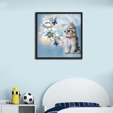 Lade das Bild in den Galerie-Viewer, Katze - volle Diamant-Malerei - 30x30cm