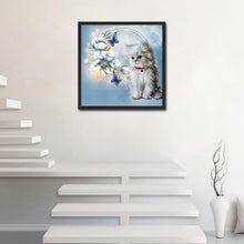 Lade das Bild in den Galerie-Viewer, Katze - volle Diamant-Malerei - 30x30cm