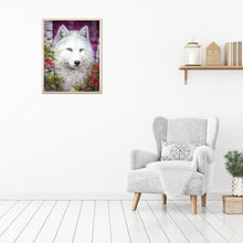 Lade das Bild in den Galerie-Viewer, Beobachten Wolf - voller runder Diamant - 30x36cm