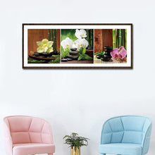 Lade das Bild in den Galerie-Viewer, Stein - volle Runde Diamant-Malerei - 80x30cm