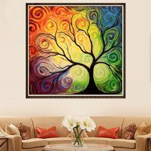 Lade das Bild in den Galerie-Viewer, Comic-Baum - volle Diamant-Malerei - 30x30cm