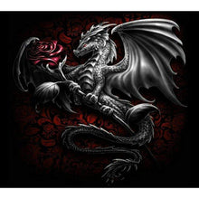 Lade das Bild in den Galerie-Viewer, Drache - voller runder Diamant - 30x35cm