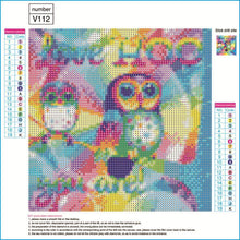 Lade das Bild in den Galerie-Viewer, Bunte Vogel - volle Diamant-Malerei - 30x30cm