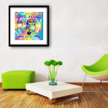 Lade das Bild in den Galerie-Viewer, Bunte Vogel - volle Diamant-Malerei - 30x30cm