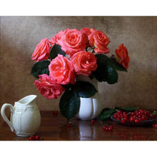 Lade das Bild in den Galerie-Viewer, Mosaik - voller runder Diamant - 25x25cm