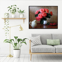 Lade das Bild in den Galerie-Viewer, Mosaik - voller runder Diamant - 25x25cm