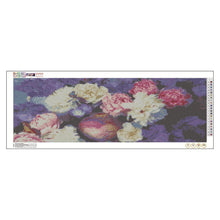 Lade das Bild in den Galerie-Viewer, Neuheit Blume - volle Runde Diamant-Malerei - 80x30cm