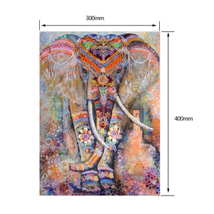 Bunte Elefant - volle Diamant-Malerei - 30x40cm