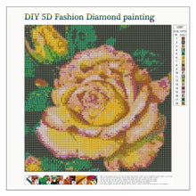 Lade das Bild in den Galerie-Viewer, Blumen - volle Diamant-Malerei - 30x30cm