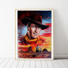 Lade das Bild in den Galerie-Viewer, Cowboy - voller runder Diamant - 30x40cm