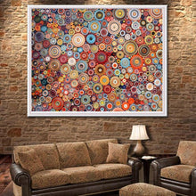 Lade das Bild in den Galerie-Viewer, Bunte Kreise - volle Diamant-Malerei - 30x40cm