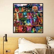 Lade das Bild in den Galerie-Viewer, Fantasy Bücher - voller runder Diamant - 30x30cm