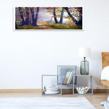 Lade das Bild in den Galerie-Viewer, Fantasy-Wald - volle Runde Diamant-Malerei - 80x30cm