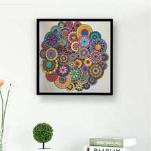 Lade das Bild in den Galerie-Viewer, Bunt - voller runder Diamant - 30x30cm