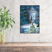 Lade das Bild in den Galerie-Viewer, Buddha - voller runder Diamant - 40x30cm
