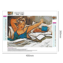 Lade das Bild in den Galerie-Viewer, Genießen Frauen - voller runder Diamant - 40x30cm