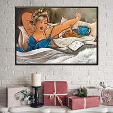 Lade das Bild in den Galerie-Viewer, Genießen Frauen - voller runder Diamant - 40x30cm