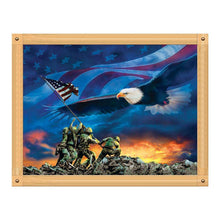 Lade das Bild in den Galerie-Viewer, Fliegender Adler - voller runder Diamant - 40x30cm