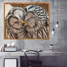 Lade das Bild in den Galerie-Viewer, Kuss Vogel - voller quadratischer Diamant - 25x30cm