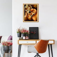 Lade das Bild in den Galerie-Viewer, Hund - volle Diamant-Malerei - 30x25cm