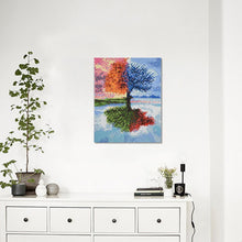 Lade das Bild in den Galerie-Viewer, Baum - voller quadratischer Diamant - 25x30cm