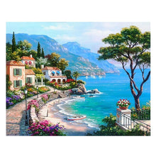 Lade das Bild in den Galerie-Viewer, Liebe Meer - voller quadratischer Diamant - 25x30cm