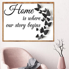 Lade das Bild in den Galerie-Viewer, Schmetterling - volle Diamant-Malerei - 30x25cm