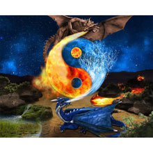 Lade das Bild in den Galerie-Viewer, Dragon - volle Diamant-Malerei - 30x40cm