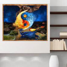 Lade das Bild in den Galerie-Viewer, Dragon - volle Diamant-Malerei - 30x40cm