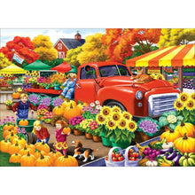 Lade das Bild in den Galerie-Viewer, Garten - voller runder Diamant - 40x30cm