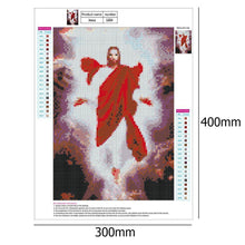 Lade das Bild in den Galerie-Viewer, Ostern Figur - voller runder Diamant - 40x30cm