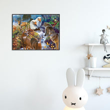 Lade das Bild in den Galerie-Viewer, Waldtiere - volle Diamant-Malerei - 40x30cm