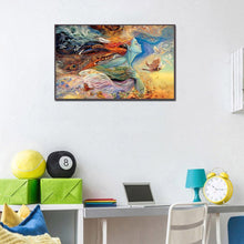 Lade das Bild in den Galerie-Viewer, Engel - voller quadratischer Diamant - 40x30cm