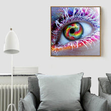 Lade das Bild in den Galerie-Viewer, Glitzerauge -Rund/Quadrat Diamond Painting