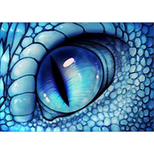 Lade das Bild in den Galerie-Viewer, Auge - voller runder Diamant - 30x40cm