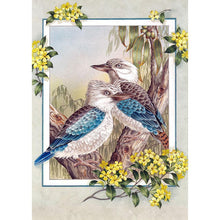 Lade das Bild in den Galerie-Viewer, 2 Vögel - voller quadratischer Diamant - 30x40cm