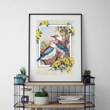 Lade das Bild in den Galerie-Viewer, 2 Vögel - voller quadratischer Diamant - 30x40cm