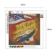 Lade das Bild in den Galerie-Viewer, Adler - volle Diamant-Malerei - 30x30cm