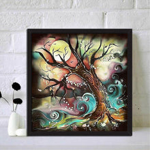 Lade das Bild in den Galerie-Viewer, Baum - voller runder Diamant - 35x35cm