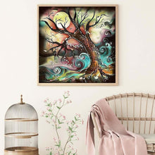 Lade das Bild in den Galerie-Viewer, Baum - voller runder Diamant - 35x35cm