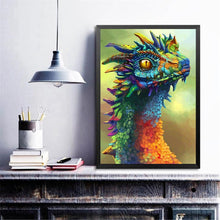 Lade das Bild in den Galerie-Viewer, Dinosaurier - voller runder Diamant - 30x40cm