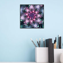 Lade das Bild in den Galerie-Viewer, Blume - voller runder Diamant - 35x35cm