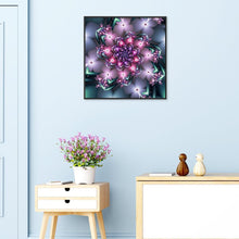 Lade das Bild in den Galerie-Viewer, Blume - voller runder Diamant - 35x35cm