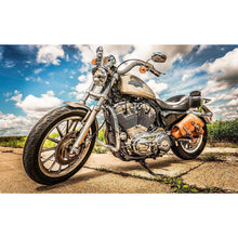 Lade das Bild in den Galerie-Viewer, Motorrad - voller quadratischer Diamant - 40x30cm