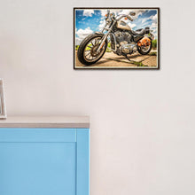 Lade das Bild in den Galerie-Viewer, Motorrad - voller quadratischer Diamant - 40x30cm